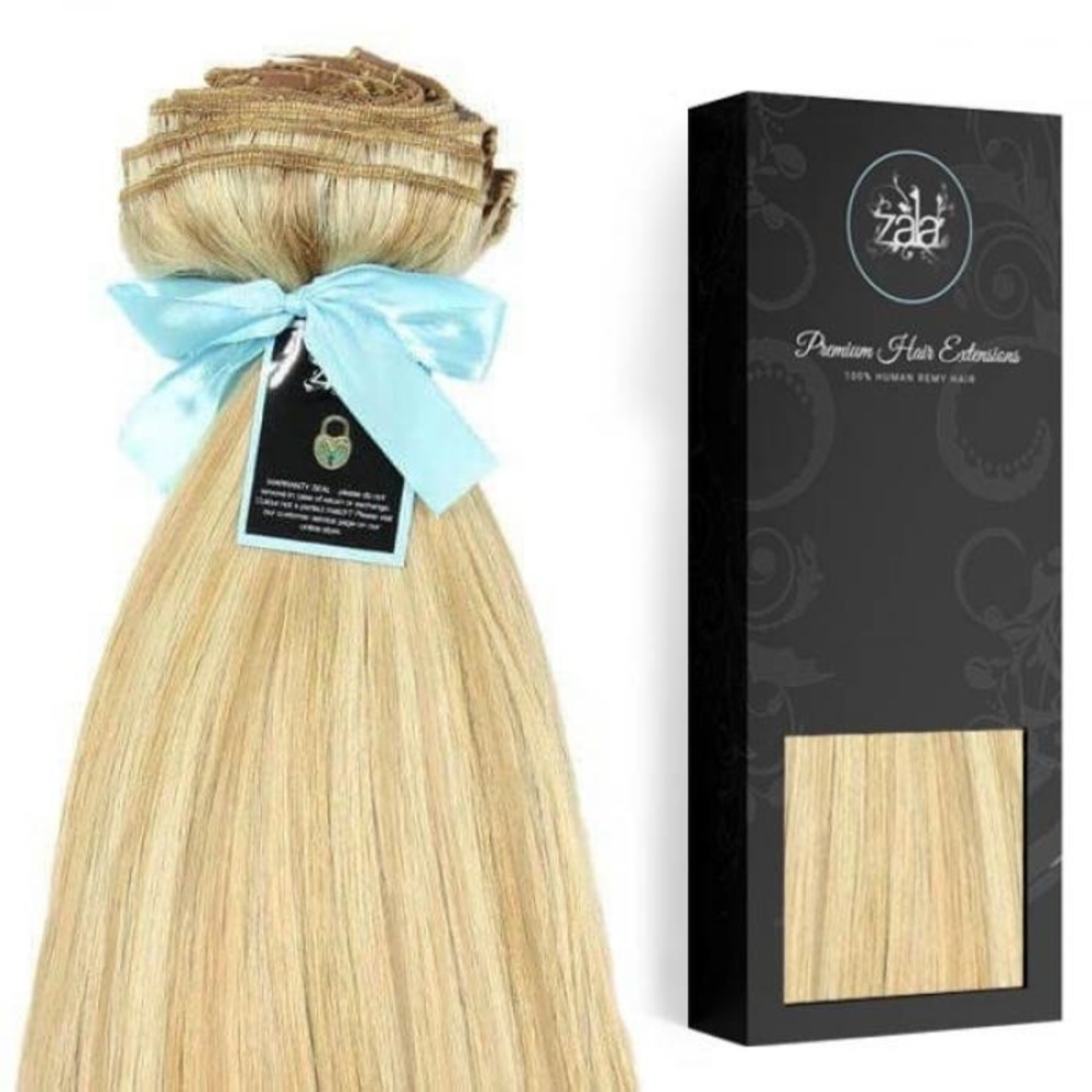 16 Inch Zala Extensions Honey Bleach Blonde